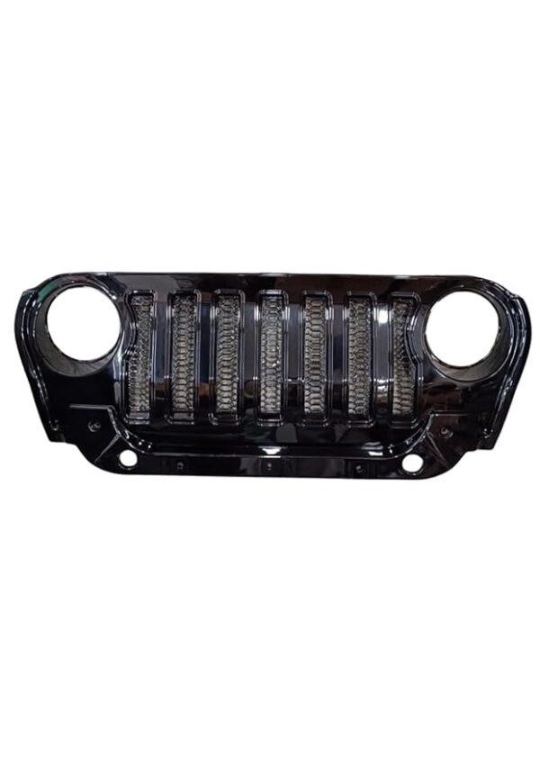 Grill Thar 7 Slot ABS Grill, Black