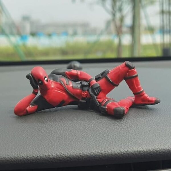 Deadpool (3pc Set) Superhero Action Figure Toys for Car Interior