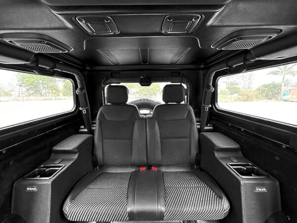 Armrests for Mahindra THAR With 2 USB Ports & Cup holders (Both FRONT & REAR COMBO Armrest) - Image 2
