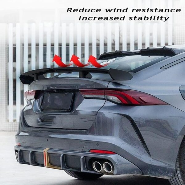 Sedan Motorized Spoiler Abs Plastic Rear Boot Spoilers Wing